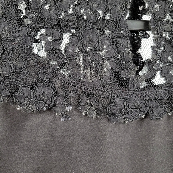 RARE VINTAGE Y2K MORBID Gothic Lace Blouse Black - Picture 13 of 14